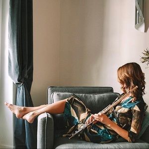 Pookie & Sebastian Art Deco dress